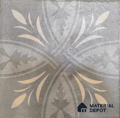 TL 05757 B Anthracite Highlighter 398x398 mm Matte Finish Vitrified Parking Tile -12 mm (Random Design) (Sample)